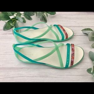 Crocs Women's Isabella Sandal Mint green